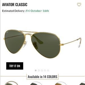 Ray ban aviators